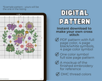 Owls of Midnight Grove Cross-Stitch Pattern PDF