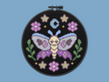 Moonlit Moth Cross-Stitch Pattern PDF