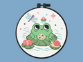 Esmeralda's Enchanted Pond Cross-Stitch Pattern PDF