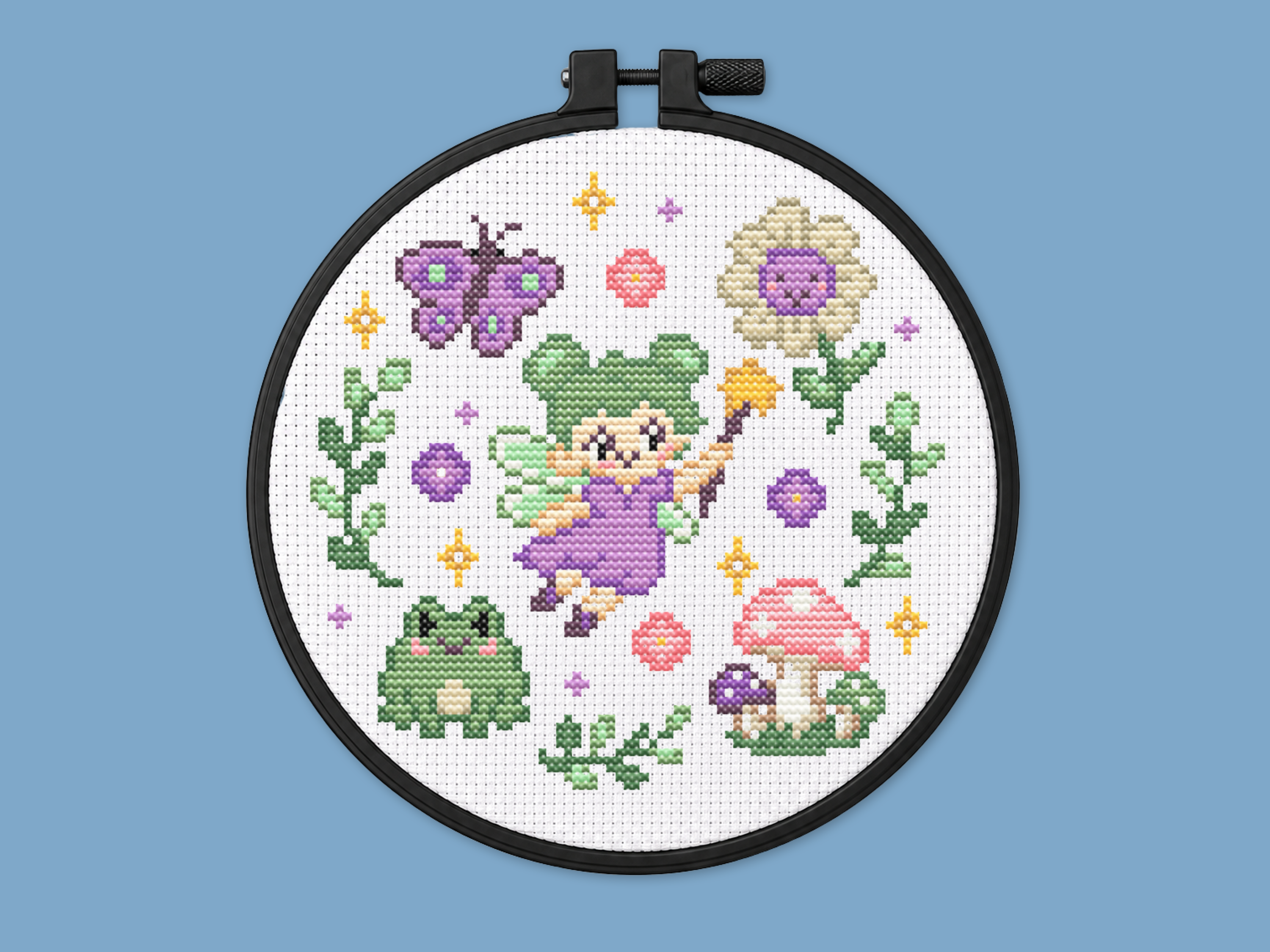 Zee's Fairy Forest Cross-Stitch Pattern PDF