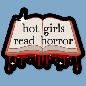 Hot Girls Read Horror Sticker